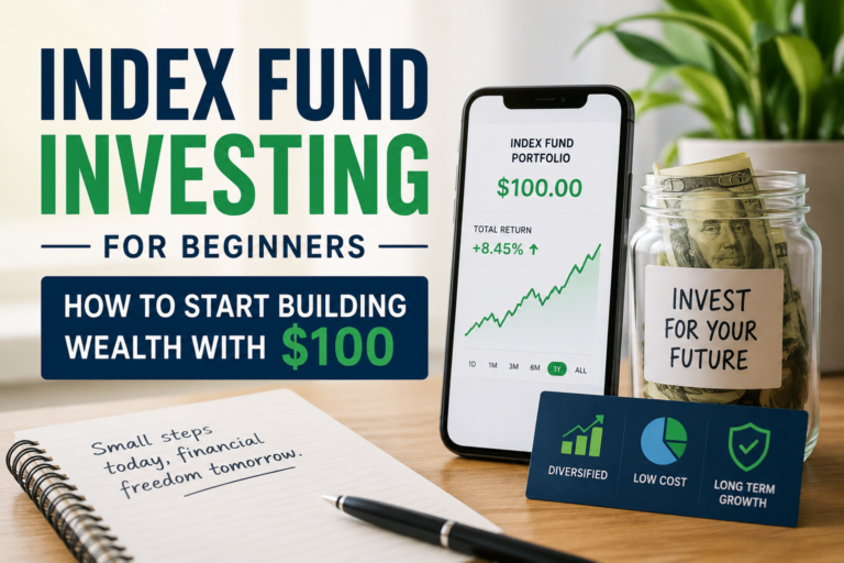 Index Fund Investing for Beginners: How to Start Building Wealth With $100